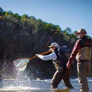 fly fishing in Beavers Bend State Park and the Lower Mountain Fork River in McCurtain County Oklahoma