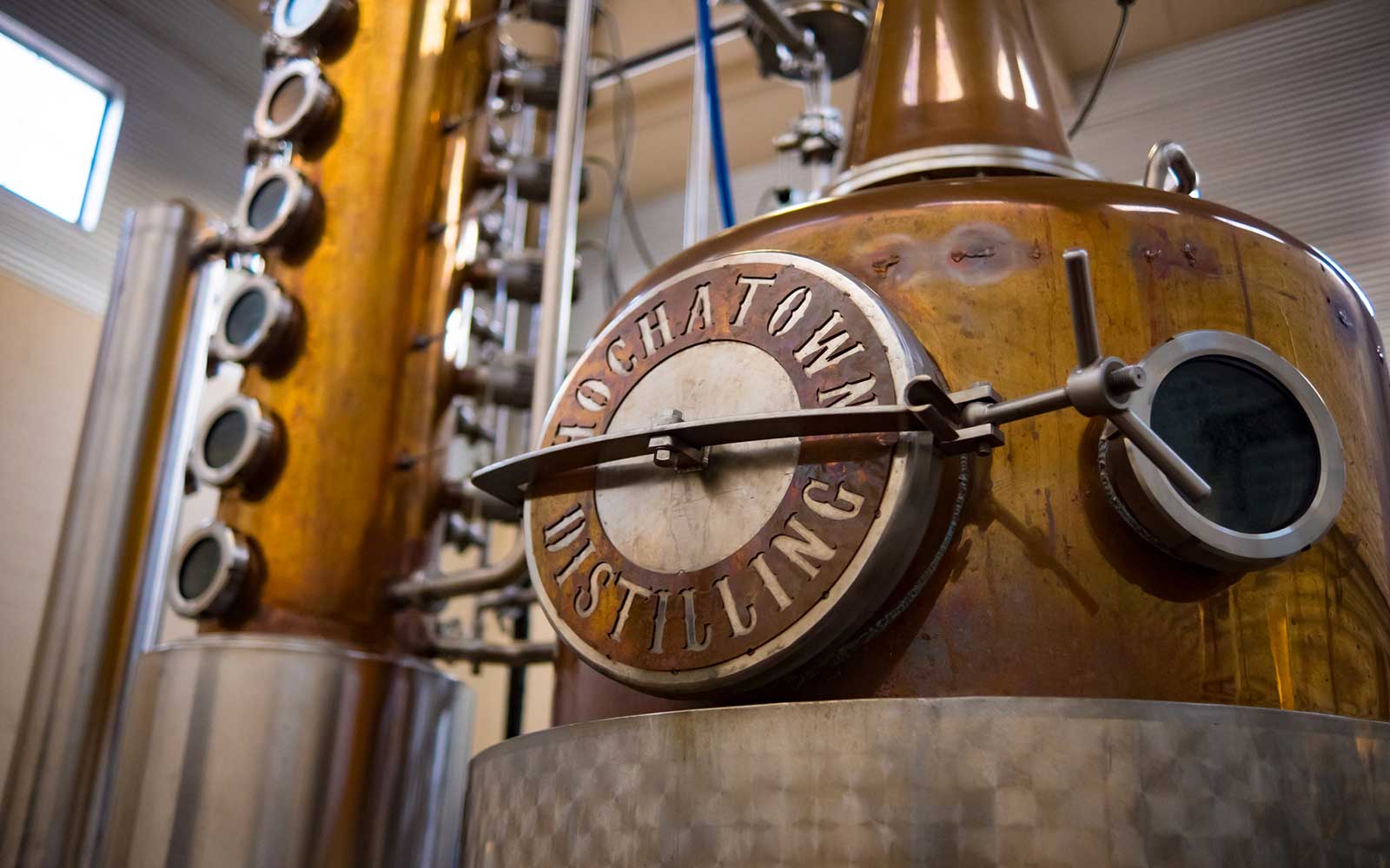 These days the folks at Hochatown Distilling have traded secret labs in the forest for professional-grade copper stills and barrel-aging.